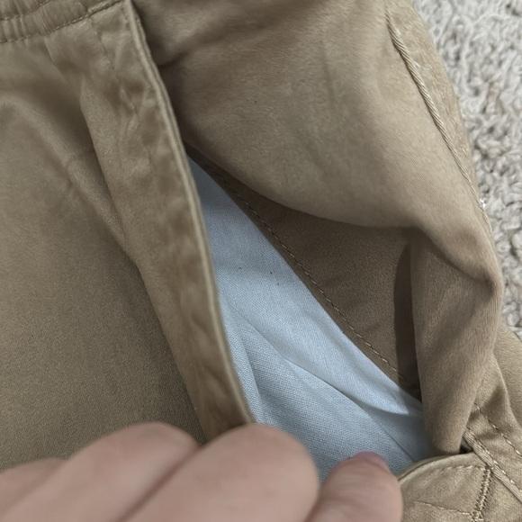 Lucky Brand Flat Front Shorts Hombre Talla 38 Color Caqui Advanced Stretch NWT - Picture 5 of 11